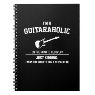 Caderno Espiral Guitarista Sou Guitarholo Aniversário