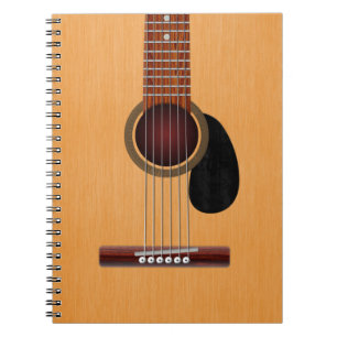 Caderno Espiral Guitarra acústica