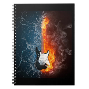 CADERNO ESPIRAL GUITARRA DE SMOKIN