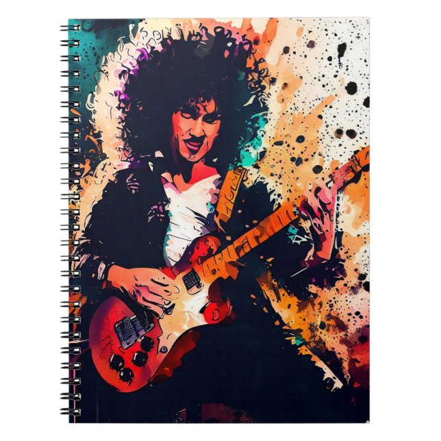 Caderno Espiral guitarrista legal (Frente)