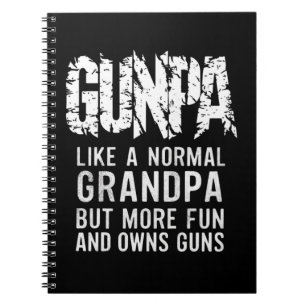 Caderno Espiral GUNPA como um avô normal, mas mais divertido e pos