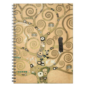 Caderno Espiral Gustav Klimt - A árvore da vida, Stoclet Frieze