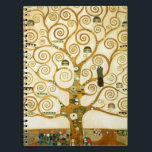 Caderno Espiral Gustav Klimt A Árvore Da Vida Vintage Art Nouveau<br><div class="desc">Gustav Klimt A Árvore da Vida Vintage Art Nouveau Pintando a Árvore da Vida, Stoclet Frieze (Francês: L'Arbre de Vie, Stoclet Frieze) é uma pintura do simbolista austríaco Gustav Klimt. Ele foi completado em 1909 e se baseia no estilo Art Nouveau (Moderno) em um gênero de pintura simbólico. Ela está...</div>