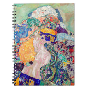 Caderno Espiral Gustav Klimt - Bebê/Berço