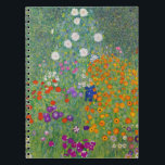 Caderno Espiral Gustav Klimt Flower Garden Vintage Art Nouveau<br><div class="desc">Gustav Klimt Flower Garden Vintage Art Nouveau Pintura de Belas Artes 1907</div>