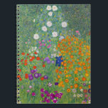 Caderno Espiral Gustav Klimt Flower Garden Vintage Art Nouveau<br><div class="desc">Gustav Klimt Flower Garden Vintage Art Nouveau Pintura de Belas Artes 1907</div>