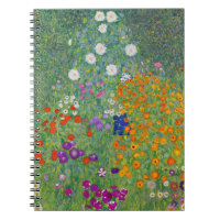 Gustav Klimt Flower Garden Vintage Art Nouveau
