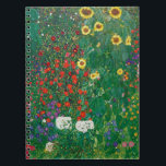 Caderno Espiral Gustav Klimt - Jardim de Fazenda com Girassóis<br><div class="desc">Gustav Klimt - Jardim de Fazenda com Girassóis</div>