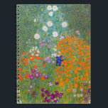 Caderno Espiral Gustav Klimt - Jardim Flor<br><div class="desc">Jardim Flor - Gustav Klimt em 1905-1907</div>