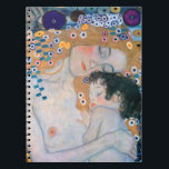 Caderno Espiral Gustav Klimt - Mãe e Filho<br><div class="desc">Mãe e Criança (detalhe da Mulher de Três Idades) - Gustav Klimt,  Oil on Canvas,  1905</div>