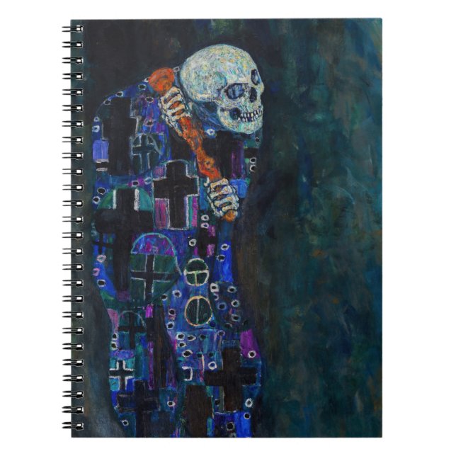 Caderno Espiral Gustav Klimt - Morte e Vida (Frente)