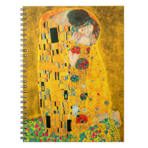 Caderno Espiral Gustav Klimt O Beijo