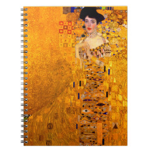 Caderno Espiral Gustav Klimt Retrato de Adele Bloch Bauer
