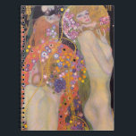 Caderno Espiral Gustav Klimt - Serpentes Água II<br><div class="desc">Serpentes de água II/Wasserschlangen II - Gustav Klimt,  Oil on canvas,  1904-1907</div>