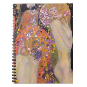 Caderno Espiral Gustav Klimt - Serpentes Água II