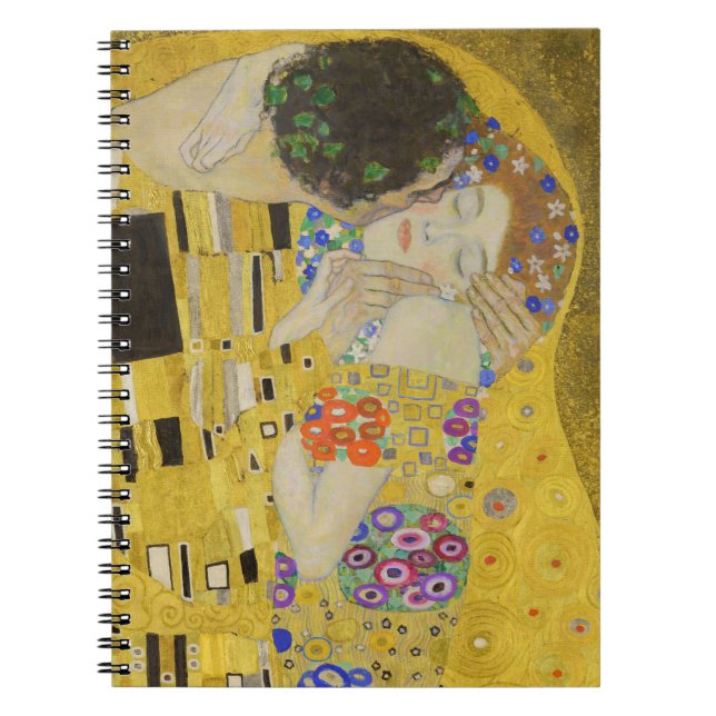 Caderno Espiral Gustav Klimt - The Biss (Frente)