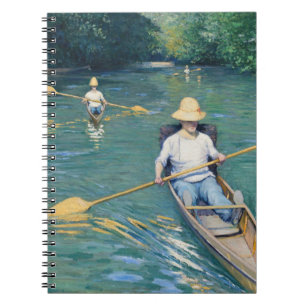 Caderno Espiral Gustave Caillebotte - Barcos no Yerres