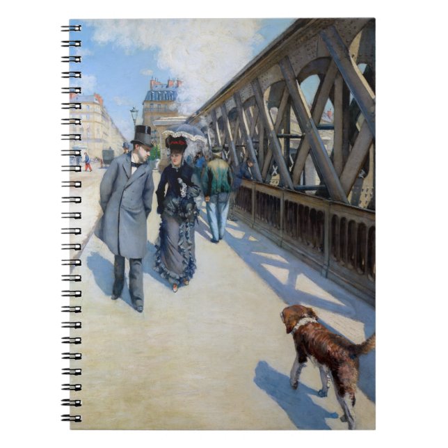 Caderno Espiral Gustave Caillebotte - Le Pont de l'Europe (Frente)