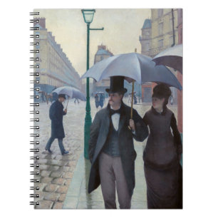 Caderno Espiral Gustave Caillebotte - Paris Street; Rainy Day