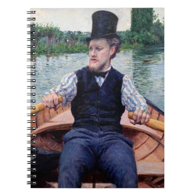 Caderno Espiral Gustave Caillebotte - Partido Barco (Frente)