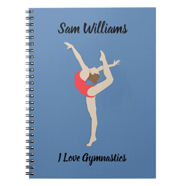 Caderno Espiral Gymnast feminino (Frente)