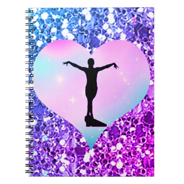 Caderno Espiral Gymnastics Glam (Frente)