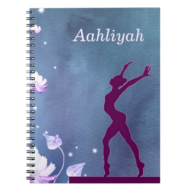 Caderno Espiral Gymnastics "I Love Gymnastics" Balance Beam    (Frente)