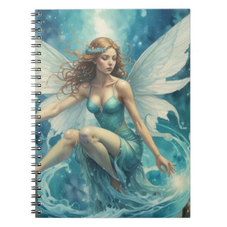 Caderno Espiral Hada de Acuario