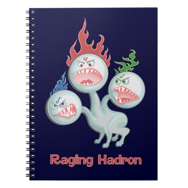 Caderno Espiral Hadron Raging (Frente)