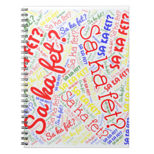 Caderno Espiral Haiti Sa Ka Fet