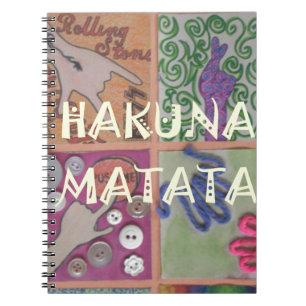 Caderno Espiral Hakuna Matata uma bela obra de arte.png