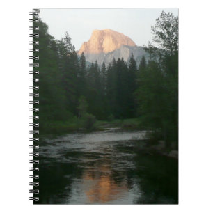 Caderno Espiral Half Dome Sunset in Yosemite National Park