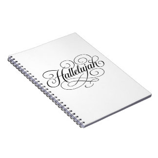 Caderno Espiral Hallelujah Monogram