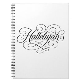 Caderno Espiral Hallelujah Monogram
