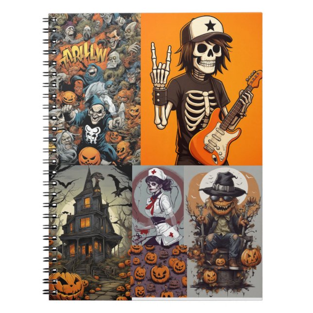 CADERNO ESPIRAL HALLOWEEN (Frente)