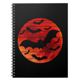 CADERNO ESPIRAL HALLOWEEN BATS