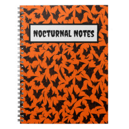 Caderno Espiral Halloween Bats