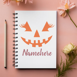 Caderno Espiral Halloween da Girly Jack O Lanterna Pumpkin Persona
