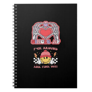 Caderno Espiral Halloween Engraçado - Grabby Ghoul