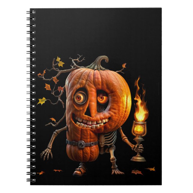 Caderno Espiral Halloween Pumpkin (Frente)