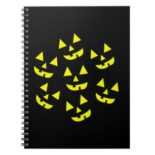 Caderno Espiral Halloween Pumpkins Jack O' Lanterna
