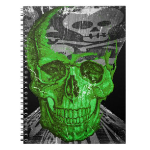 Caderno Espiral Halloween Skull
