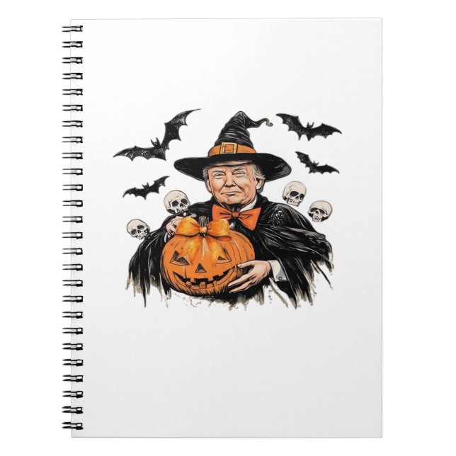 Caderno Espiral Halloween Spooky Pumpkin (Frente)