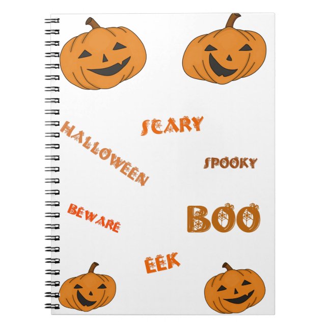 Caderno Espiral Halloween Vibes (Frente)
