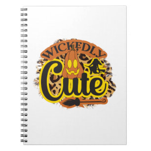 Caderno Espiral Halloween Wicktly Cute