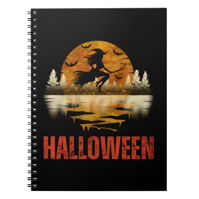 CADERNO ESPIRAL HALLOWENIGHT WITCH (Frente)