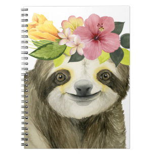 Caderno Espiral Halo tropical Lama Doce
