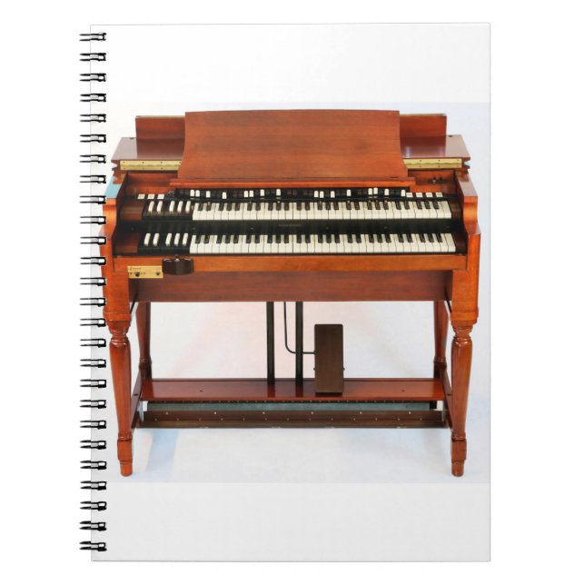 Caderno Espiral Hammond B3 (Frente)