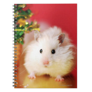 Caderno Espiral Hamster Kokolinka com árvore de Natal