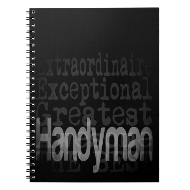 Caderno Espiral Handyman Extraordinaire (Frente)